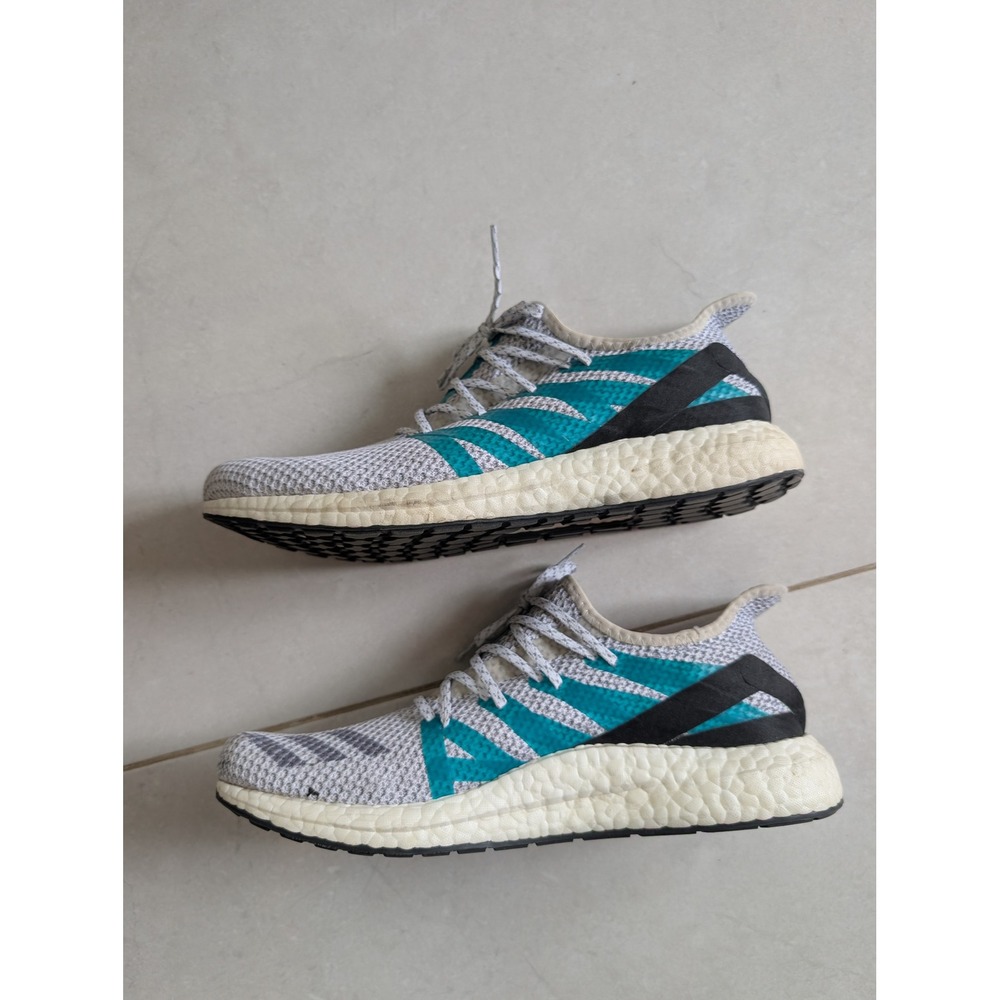Adidas Speedfactory AM4LDN London Grey Teal Running Shoes BB6719 Mens 10 - Picture 3 of 6